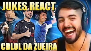 JUKES REACT PAIN vs LEV: A SÉRIE que QUEBROU o LEAGUE OF LEGENDS - CBLOL DA ZUEIRA
