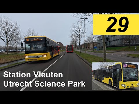 U-OV lijn 29: Vleuten Station - Utrecht Science Park  | Qbuzz Utrecht | Qbuzz 4105 | 2025