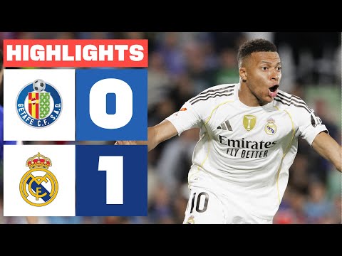 GETAFE CF 0 - 1 REAL MADRID | HIGHLIGHTS LALIGA EA SPORTS