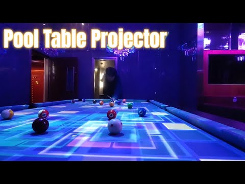 Pool Table Projector with 3D Interactive Projection | Billiards Sport & Projector Games