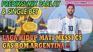 PREDIKSI PARLAY HARI INI | PREDIKSI BOLA AKURAT 26 - 27 NOVEMBER 2022 | PREDIKSI