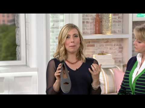 Clarks Collection Nubuck Leather Slip-on Shoes - Lorry Lucent on QVC