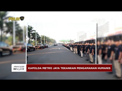 PRESISI UPDATE: PENGAMANAN HUMANIS POLDA METRO JAYA, PERSONEL TIDAK DIBEKALI SENJATA 24/09/25 13.42