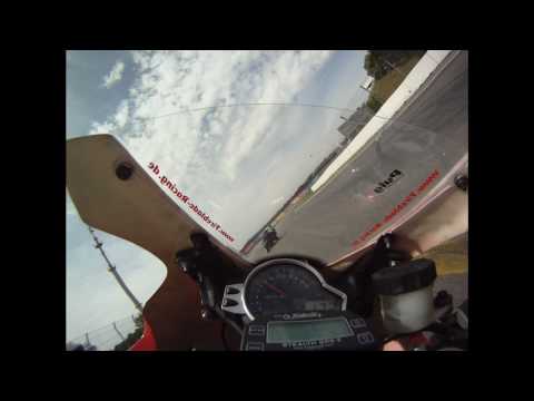 Sturz einer CBR 600 RR beim Tuner GP 2010 in Hockenheim Onboard gefilmt mit CBR1000RR SC59