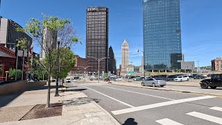 ⁴ᴷ⁶⁰ Walking Pittsburgh, PA: PPG Paints Arena to Mellon Square