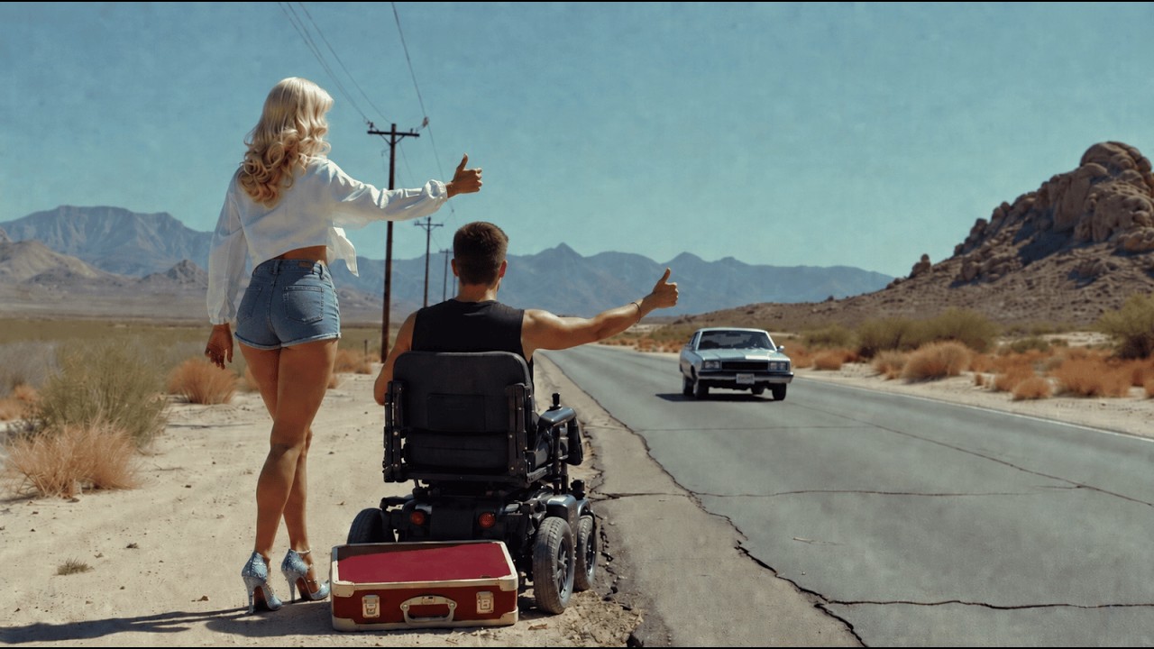 GUY SETS OFF on a wheelchair journey to prove everyone around him he is not a loser / Full Movie