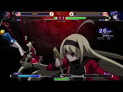 CEOTaku 2018 Under Night In-Birth - Squish vs Psykotik - Top 16 Winners