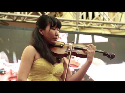 Meruert Karmenova (Kazakhstan) Johannes Brahms. Concerto in D Major, Op.77 (part 1)