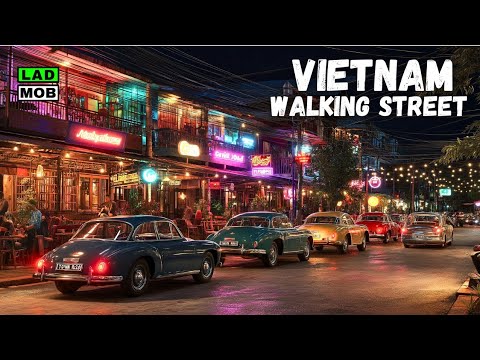 Da Nang Walking Street Tour: Explore Vietnam’s Bustling City at Night in 4K HDR