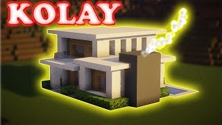 Minecraft How to Build Modern House Tutorial No:04