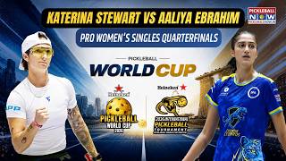 Katerina Stewart vs Aaliya Ebrahim! Captivating Pro Women's Singles Quarterfinal at World Cup 2026!