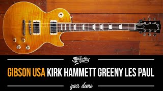 Video thumbnail for Gibson USA Kirk Hammett Greeny Les Paul - Gear Demo by Max Guitar B.V.