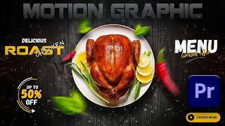 Chicken Commercial Ad Motion Graphic in Premiere Pro: A Step-by-Step Tutorial