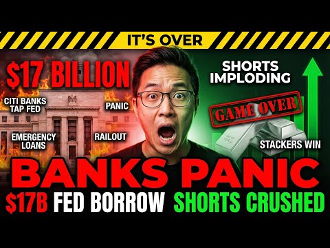 It's Happening: Banks Borrow $17B From Fed as Silver Shorts Face Liquidation
