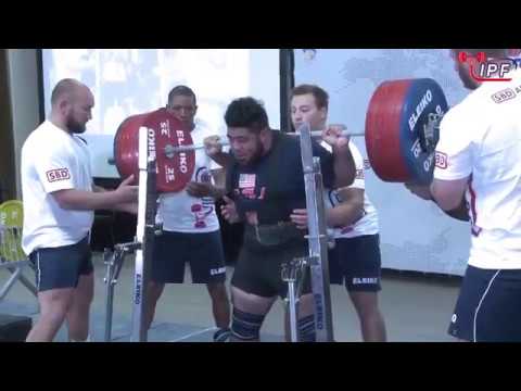 Men, 120-120+ kg - World Sub-Junior & Junior Powerlifting Championships 2018