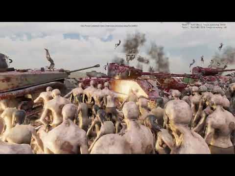 100 Tanks vs 120,000 Zombies | Ultimate Epic Battle Simulator 2 | UEBS2