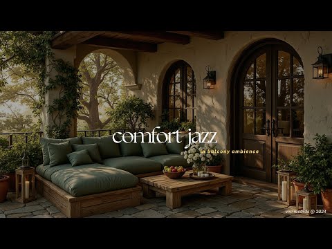 Comforting Jazz by the Garden View | Relaxing Background Music for Work, Study, and Clarity