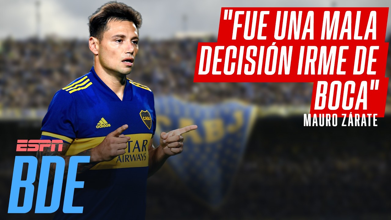 "A CADA HINCHA DE VÉLEZ QUE ME CRUZO LE PIDO PERDÓN", MAURO ZÁRATE HABLÓ DE TODO EN BUEN DÍA ESPN