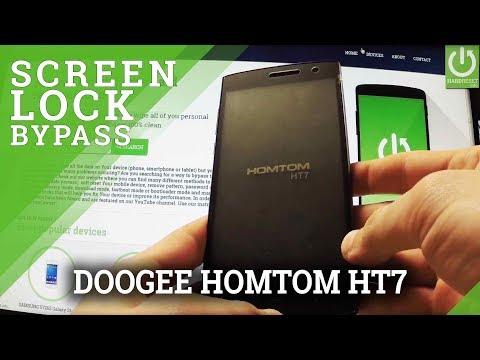 Hard Reset DOOGEE HomTom HT7 - Bypass Pattern / Delete Data