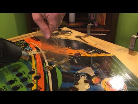 Flight 2000 Pinball Project (Part 5) - Mylar & Glue Removal From Playfield