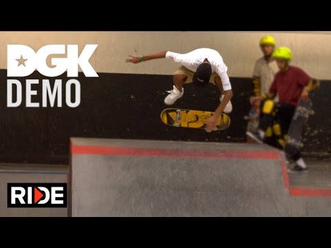 DGK - Dane Vaughn, Lenny Rivas, Kevin Scott Killing the Demo at Vans Skatepark
