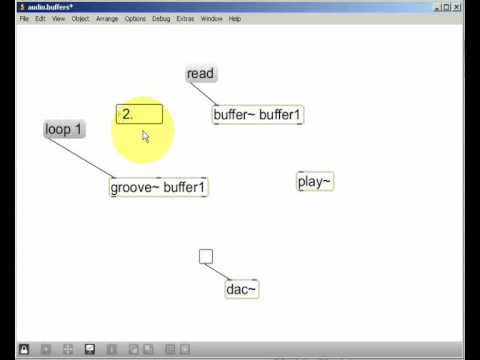 Introduction to MaxMSP: Audio Buffers