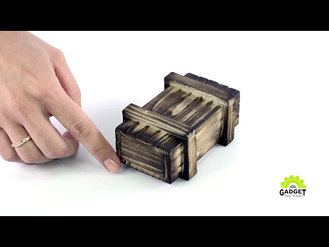 (AUFLÖSUNG) Knifflige Trick-Geschenkbox aus ECHT-HOLZ | ideal als Geldgeschenk! | *Gadget-for-You*