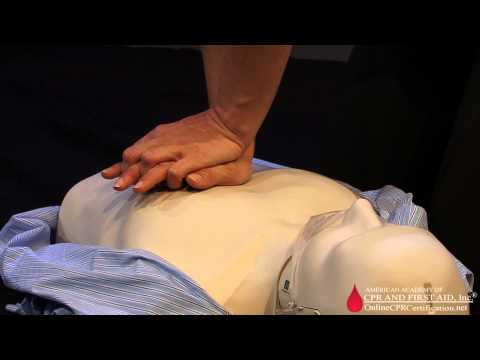 Adult and Child Chest Compression Technique