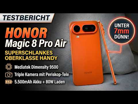 Honor Magic 8 Pro Air Test: Schlankes Kraftpaket?