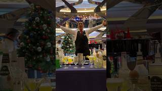 Acrobatic Cocktail Demonstration (Part 5) - MSC Meraviglia