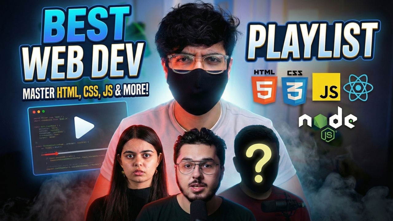 💻🔥Web Development full Course  | HTML, CSS, JS, React & Node js