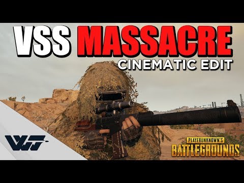VSS MASSACRE - Insane VSS Only cinematic gameplay - PUBG