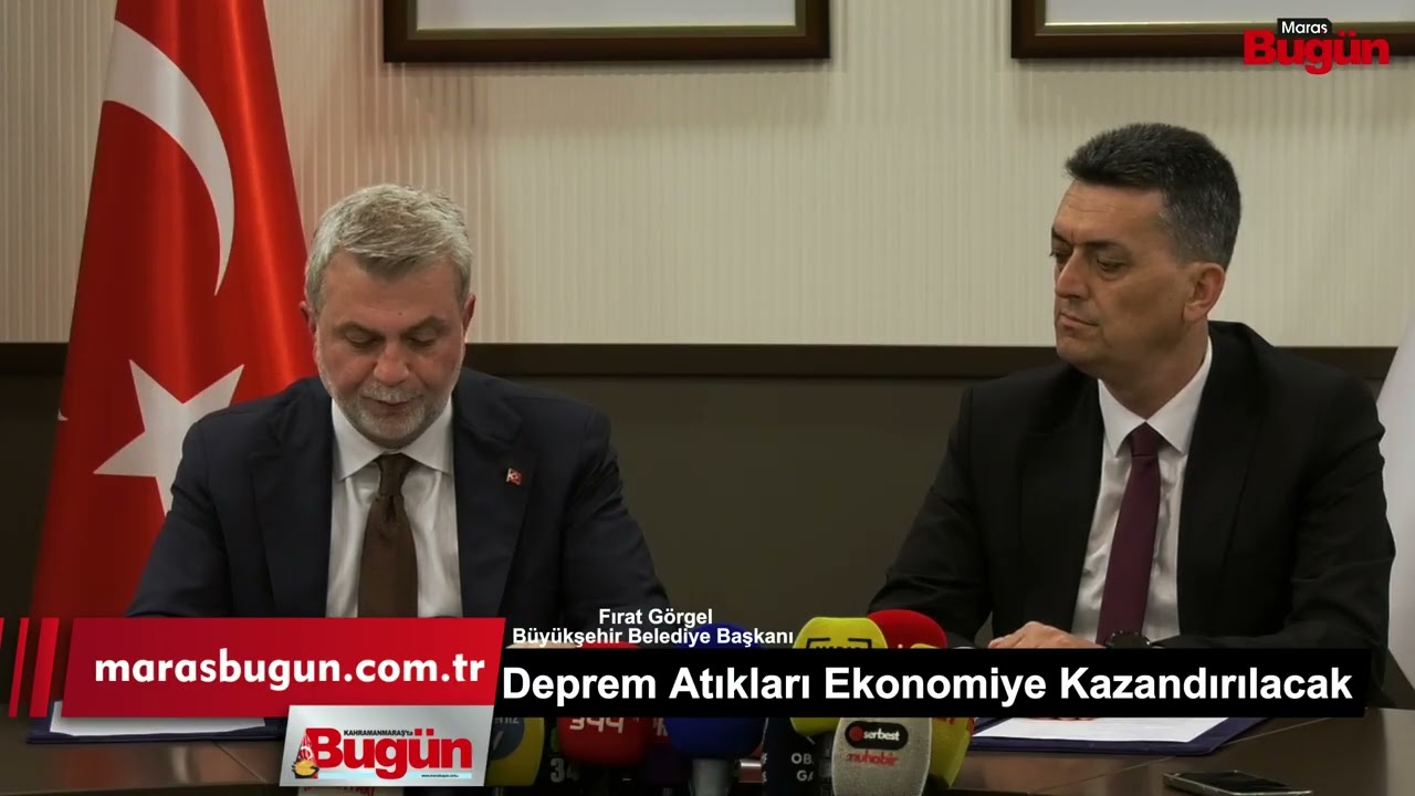 Kahramanmaraş’ta Deprem Atıkları Ekonomiye Kazandırılacak
