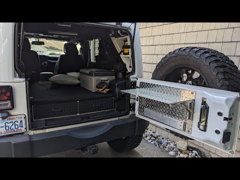 Jeep Overland Tailgate Table + Stove Support