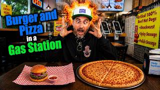 Kosher Pizza and Burgers in a gas station! Hollywood, Florida