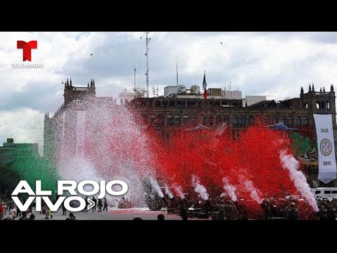 Desfile militar conmemora el Día de la Independencia de México | Al Rojo Vivo | Telemundo