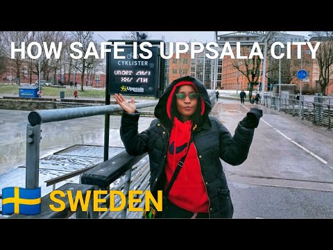 HOW SAFE IS UPPSALA CITY IN SWEDEN??? An Evening Walk to find out!!!