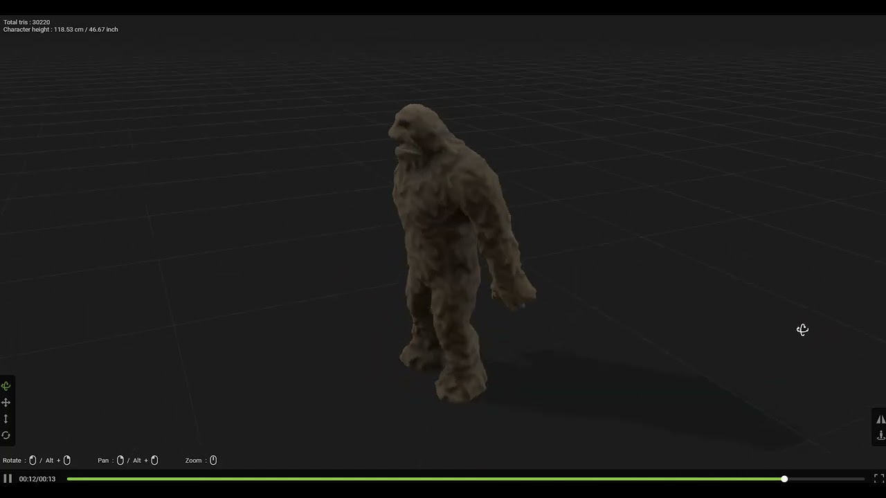 Грязевой человек 3D Модель