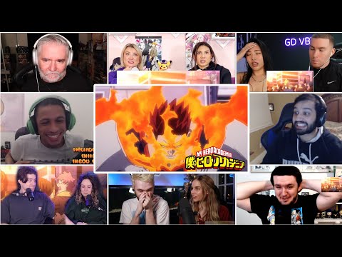 Endeavor's Epic Standing!! Endeavor vs Nomu!! MHA S4 Finale Reaction Mashup