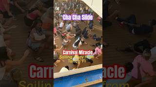 Huge Cha Cha Slide #carnivalcruise #chachaslide #familyadventures #thanksgiving #cruise2025
