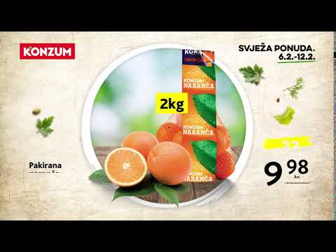 Konzum svježa ponuda 6.2. - 12.2.