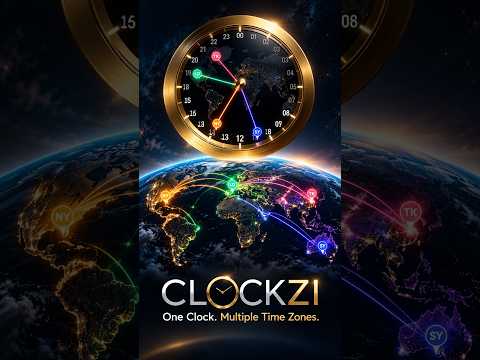 ClockZI - One Clock. Multiple Time Zones.