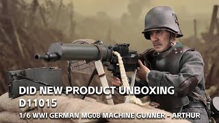 Figurka Arthur - MG08 Machine Gunner WWI German Army 1/6 Action Figure