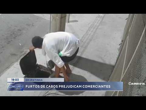 Em Ipatinga: Furtos de cabos prejudicam comerciantes.