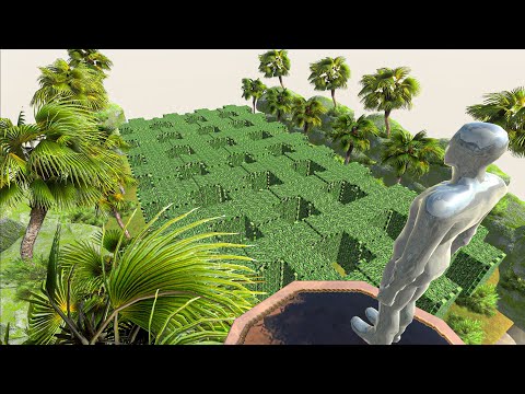 FPS CAMOUFLAGE MAZE CHALLENGE- Animal Revolt Battle Simulator