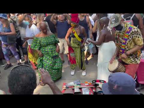 OG moves the drum circle @Soul Summit 20 Yr throwdown - Fort Greene Park Brooklyn NYC July 10, 2022