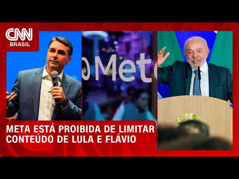 TSE proíbe Meta de limitar alcance de conteúdo político de Flávio e Lula | CNN NOVO DIA