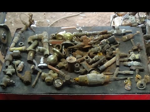 Cleaning up some Scrap Brass, getting it ready to sell