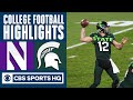 #8 Northwestern vs Michigan State Highlights: Spartans hold off Wildcats | CBS Sports HQ