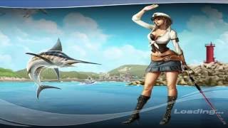World of Fishing Ep. 1 "First Look and Impressions, Blonde Fisher!" F2P Free To Play PC Gameplay